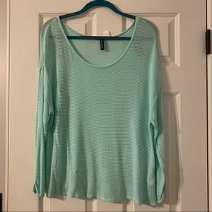 DIVIDED Long Sleeve Ribbed Sweater